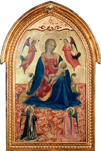 Virgen y Niño con ángeles, c. 1425 de Fra Angelico
