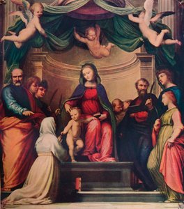 El Matrimonio Místico de Santa Catalina de Siena