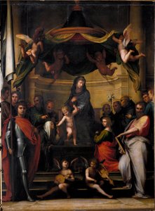 La Virgen en el Trono o "El Matrimonio Místico de Santa Catalina" de Fra Bartolomeo
