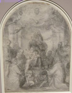madonna con niño y santos de Fra Bartolomeo