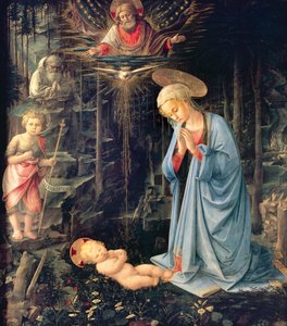 Adoración del Niño del Palazzo Medici de Fra Filippo Lippi