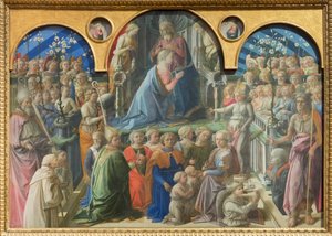 Coronación de la Virgen de Fra Filippo Lippi