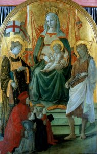 Madonna del Ceppo, 1453 de Fra Filippo Lippi