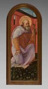 Panel de un Tríptico: San Antonio Abad de Fra Filippo Lippi