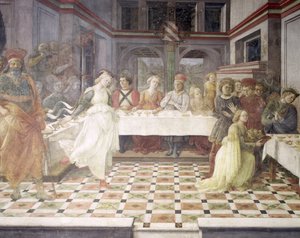 La fiesta de Herodes de Fra Filippo Lippi