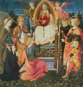 La Madonna del Cinturón Sagrado, 1456 de Fra Filippo Lippi