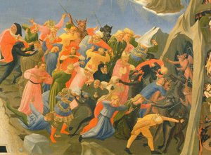 El Juicio Final (detalle), ca. 1432 de Fra Giovanni Angelico da Fiesole