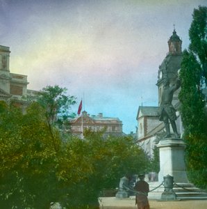 El Jardín del Rey, Estocolmo, Suecia, finales del siglo XIX-principios del siglo XX