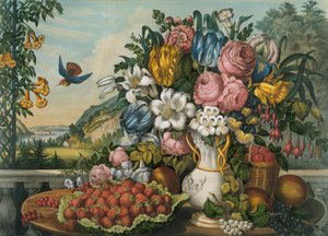 Paisaje - Frutas y flores