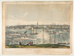 Vista de Nueva York desde Brooklyn Heights, 1849