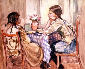 La comida (acuarela sobre papel)