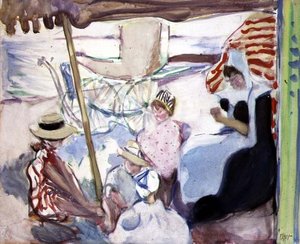 The Picnic, c.1914 (acuarela sobre papel)