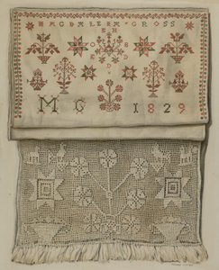 Toalla de exhibición de 1829 de Frances Lichten