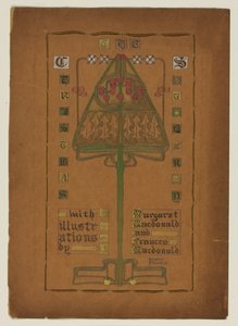 Página de título para "La historia de Navidad", 1895-96