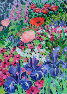Summer Border, 2023 (acrílico sobre lienzo)