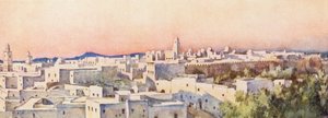 Atardecer, Kairuán (litografía en color) de Frances Nesbitt