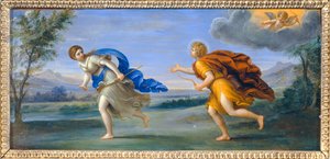 Apollon et Daphne - Apolo y Dafne ... de Francesco Albani