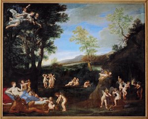 Le repos de Venus et de Vulcain - el reposo de Venus y Vulcano ... de Francesco Albani