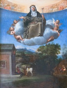 Santa Isabel en la gloria