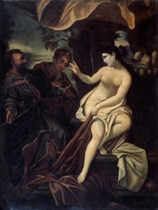 Susana y los ancianos de Francesco Albani