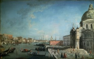 Vista del Gran Canal desde el Puente degli Scalzi. A la derecha en la imagen la iglesia de Santa Maria di Nazareth (Scalzi) de Francesco Albotto