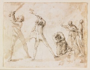 Martirio de San Juan Bautista de Francesco Allegrini