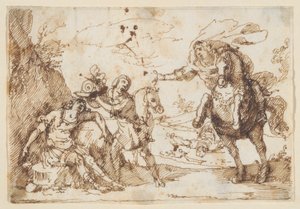 Escena de Tasso de Francesco Allegrini