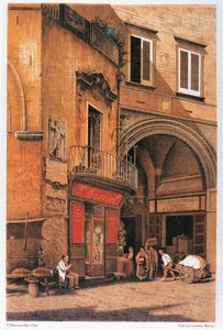 Italia, Nápoles, calle Sedile di Porto