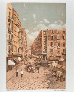 Italia, Nápoles, La carretera del puerto de Francesco Aversano