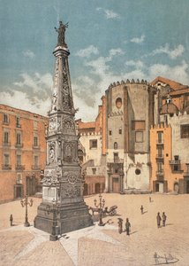 Plaza de San Domenico Maggiore, en Nápoles