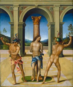 La flagelación de Cristo de Francesco Bacchiacca