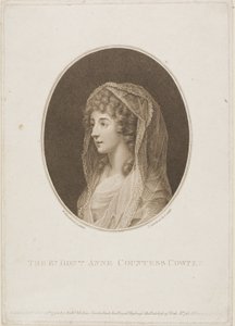 Anne Condesa Cowper de Francesco Bartolozzi