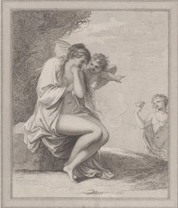 Ariadna, Cupido y Baco de Francesco Bartolozzi