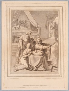 Nacimiento de Pirro de Francesco Bartolozzi