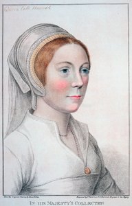 Catherine Howard, quinta esposa de Enrique VIII de Francesco Bartolozzi