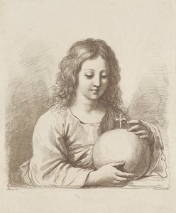 Cristo con globo de Francesco Bartolozzi