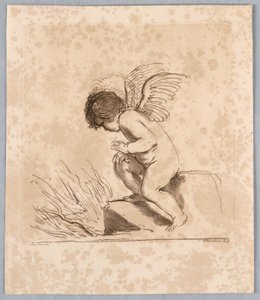 Cupido con un dardo
