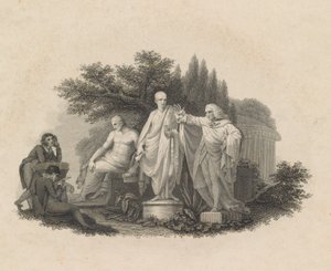 Demóstenes, Cicerón y William Pitt, Conde de Chatham, 1750-1815 de Francesco Bartolozzi