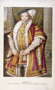 Eduardo VI, Rey de Inglaterra, c1552, 1793 de Francesco Bartolozzi