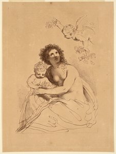 Flora con niños de Francesco Bartolozzi