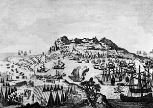 Gibraltar durante la Guerra de Independencia de Estados Unidos de Francesco Bartolozzi