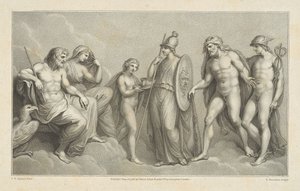 Hércules presentado a Júpiter y Juno de Francesco Bartolozzi