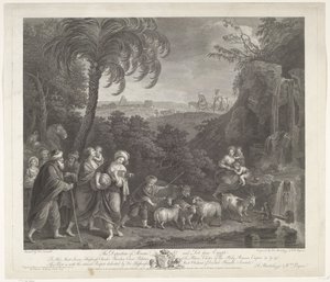 La salida de Abraham y Lot de Egipto La salida de Abram y Lot de Egipto (título sobre el objeto)