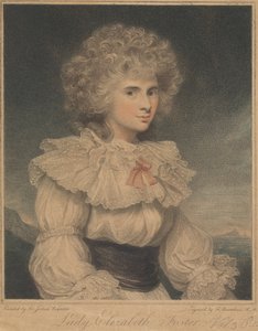 Lady Elizabeth Cavendish (de soltera Hervey), Duquesa de Devonshire de Francesco Bartolozzi