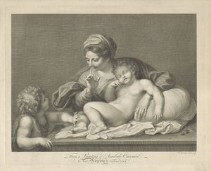 María con el Niño y el joven Juan Bautista