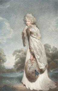 Miss Elizabeth Farren, condesa de Derby, 1792 de Francesco Bartolozzi