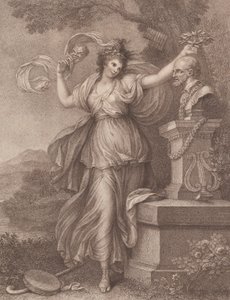Sra. Abington como Thalia, 20 de agosto de 1783 de Francesco Bartolozzi