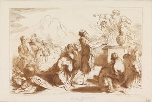 Sacrificio de Noé
Antiguo y Nuevo Testamento según Castiglione (título de la serie) de Francesco Bartolozzi