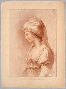 Retrato de una dama (La hija griega) de Francesco Bartolozzi