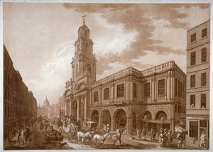 La Bolsa Real, Ciudad de Londres, 1788 de Francesco Bartolozzi